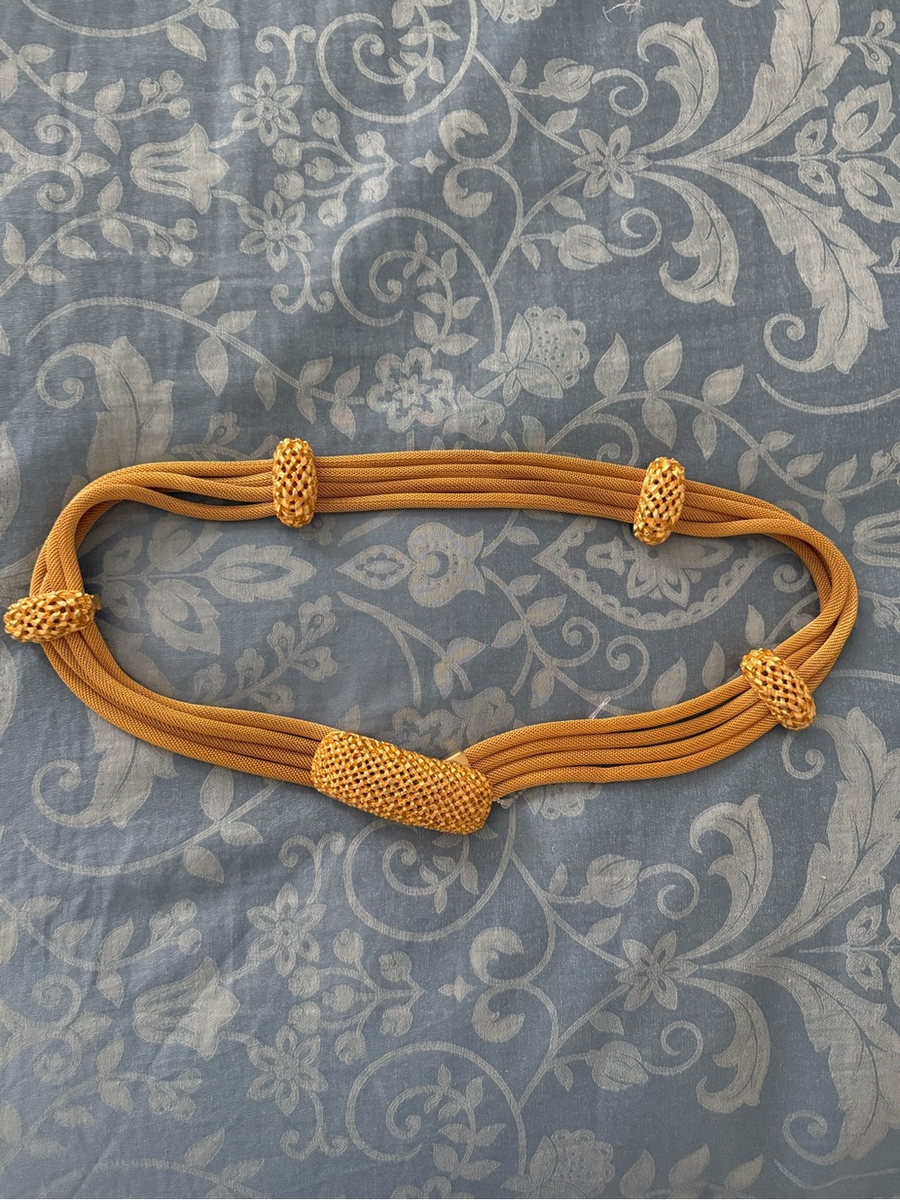 Vintage Gold-Tone Multi-Strand Waist/Statement Belt by Clara Studio